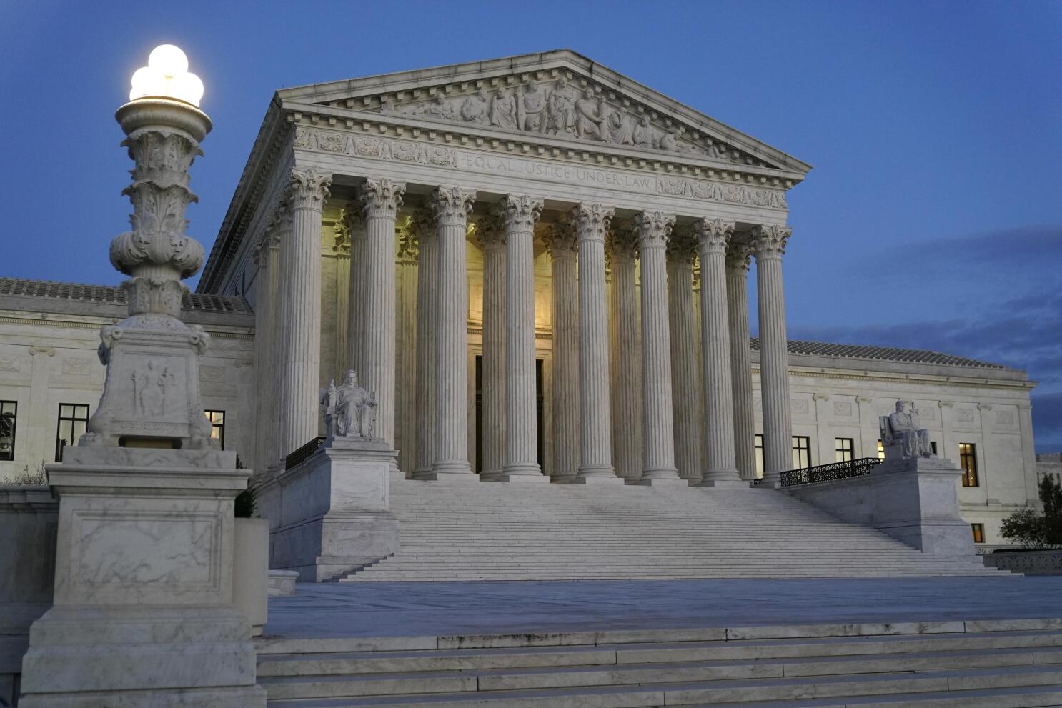 Supreme Court weighs most important case on democracy AP News